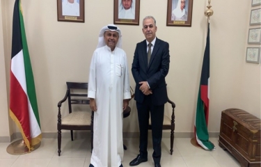 زيارة سفير المملكة المغربية للجمعية الجغرافية الكويتية